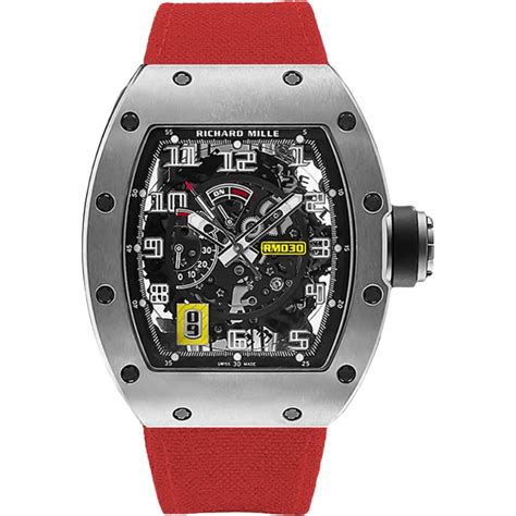 richard mille grey strap|Richard Mille red strap price.